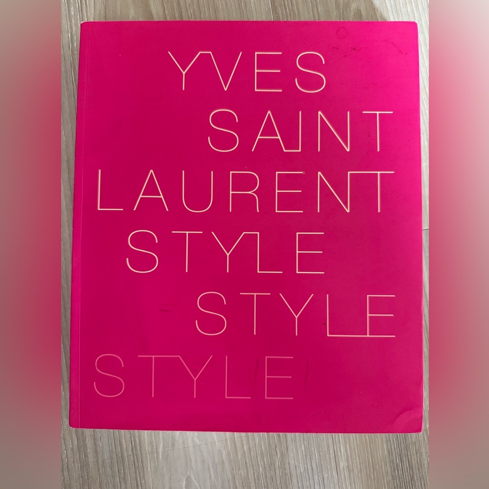 Yves Saint Laurent Pink Fashion Book